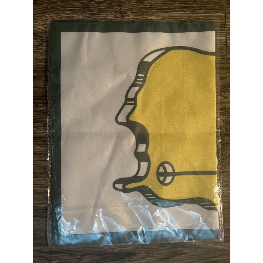 Masters garden Flag 12 x 18 in, White/Green/Yellow/Red/Black BDY-986W